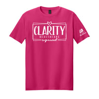 Clarity Healthcare Gildan Softstyle T-Shirt - Pink