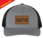 RICHARDSON - YOUTH PERSONALIZED LEATHERETTE PATCH HAT